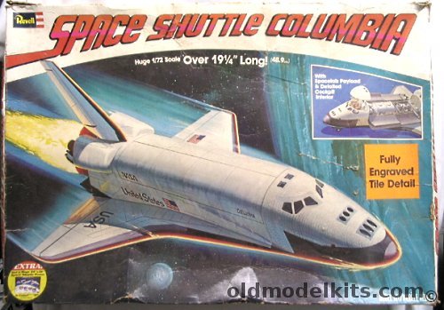 Revell 1/72 Space Shuttle Columbia with Spacelab, 4702 plastic model kit